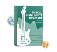 Desiccant for Instruments 12 Pieces,Guitar Dry Bags | Moistures Absorbers for Care Protecttion Piano Violin Bass Ukulele Storages