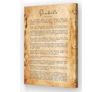 Desiderata Full Poem Poster - Max Ehrmann Literary Print in Vintage Style, Motivational Wall Art for Study, Library & Office Decor(Framed,16x24inch(40x60cm))