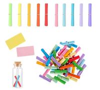 Desideri Paper Scrolls, 100 pezzi, Colorato Messaggio Desiderio Rotolidi Carta, Scrivibile Biglietti Lotteria Adatto per Feste, per scrivere da soli, Sagre e colorati Ogni Tipo di Intrattenimento