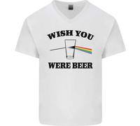 Desiderio You Were Birra Giorno di San Patrizio Alcol Uomo V-Neck Cotone T-Shirt