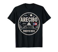 Design a cerchio vintage per viaggi nella città di Arecibo, Porto Rico Maglietta