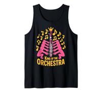 Design a fiato con Corona del re dell'orchestra Canotta
