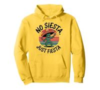 Design a forma di cactus «No Siesta, Just Fiesta Dancing» Felpa con Cappuccio