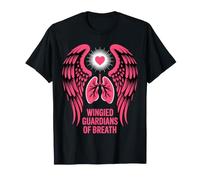 Design a Forma di Cuore con polmoni alati, Guardiani del respiro Maglietta