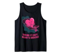 Design a Forma di Cuore Taking It Easy Canotta