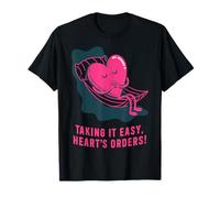 Design a Forma di Cuore Taking It Easy Maglietta