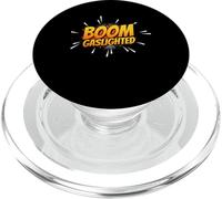 Design a forma di esplosione a fumetti illuminato da Boom PopSockets PopGrip per MagSafe
