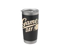 Design a forma di fan per la giornata della partita di baseball Bicchiere termico in acciaio inox doppia parete