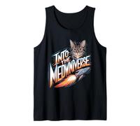 Design a forma di gatto Into the Meowniverse Canotta