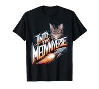 Design a forma di gatto Into the Meowniverse Maglietta