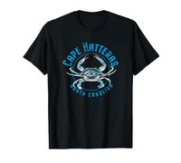 Design a Forma di Granchio Blu della Carolina del Nord di Cape Hatteras Maglietta