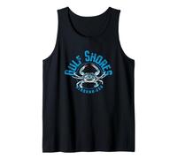 Design a forma di granchio blu di Gulf Shores Alabama Canotta