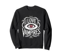Design a Forma di Occhio misterioso di I Love Vampires Felpa