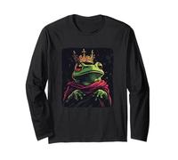 Design a forma di rana coronata per una divertente atmosfera reale e regno Maglia a Manica