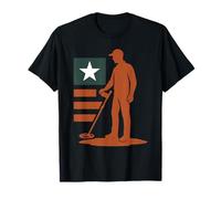 Design a Forma di Stella con Caccia al Tesoro Che rileva i Metalli Maglietta