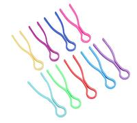 Design a forma di stella e strisce quadrate, da applicare sulle unghie per il 4 luglio, completamente coprenti, unghie artificiali da incollare in rosso, bianco, blu