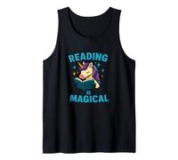 Design a Libro con Unicorno Reading Is Magic Canotta