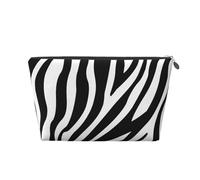 Design a strisce zebrate, Borsa da toilette Borsa per trucco Borsa per cosmetici Borsa da toilette da viaggio portatile