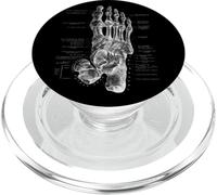 Design a tema podologia con anatomia del piede destro PopSockets PopGrip per MagSafe