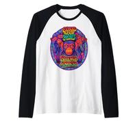 Design a Tre Scimmie sagge - Expand Your Mind Silence The Noise Maglia con Maniche Raglan