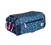 Design a tre scomparti per la scuola con grandi tasche interne e cerniera individuale per la scuola e i viaggi, Multicolore, Zaini per la scuola