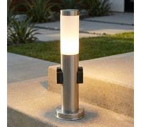 Design Acciaio Inox Stand Supporto Luci Presa IP44 Giardino Switch Big Light