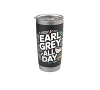 Design accogliente per l'ora del tè Earl Grey per tutto il giorno Bicchiere termico in acciaio inox doppia parete
