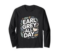 Design Accogliente per l'ora del tè Earl Grey per Tutto Il Giorno Maglia a Manica