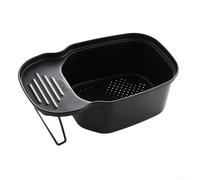 Design aerodinamico che filtra efficacemente i rifiuti della cucina con un cestello di scarico in acciaio inox (nero)