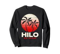 Design al Tramonto di Hilo Big Island Hilo Beach Hawaii Felpa