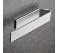 Design Amburgo Porta asciugamano adesivo | Porta Asciugamani Cucina e Bagno | Designo modern | 22 cm | Grigio argento