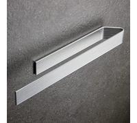Design Amburgo Porta asciugamano adesivo | Porta Asciugamani Cucina e Bagno | Designo modern | 40 cm | Grigio argento