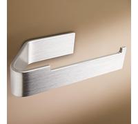 Design Amburgo Porta Carta Igienica adesivo I Portarotolo carta igienica I Accessori Bagno Senza Forare I Porta rotolo carta igienica da parete grigio argento