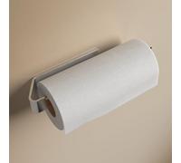 Design Amburgo Porta rotolo da cucina adesivo | Porta Rotolo di carta da cucina | Porta Rotolo da parete | Portarotolo da cucina | grigio argento