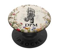 Design anatomico del piede del podologo (DPM) PopSockets PopGrip Adesivo