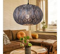 Design Appesa Faretto Soffitto Luce Nero Argento Sala da Pranzo Sfera Pendolo [EEK: Non valutato]