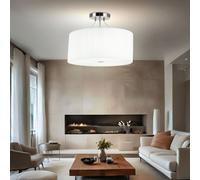 Design Appesa Lampada Dormire Salotto Camera Illuminazione Tessuto Coprire Big [EEK: Non valutato]