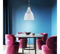 Design Appesa Luce Salotto Ess Camera Coprire Pendolo Tessuto Cavo Spot Grigio