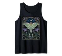Design Art Nouveau Luna Moth Moon Morning Glory Canotta