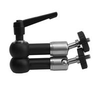 Design articolato della testa a sfera Double360Degrees Braccio magico Opzioni di montaggio universali Finitura resistente Posizionamento del