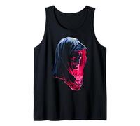 Design Artistico con Teschio, Grafica Artistica rupestre, per Uomini e Donne Canotta