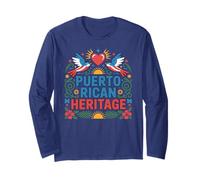 Design artistico popolare del patrimonio portoricano Maglia a Manica