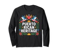 Design artistico popolare del patrimonio portoricano Maglia a Manica