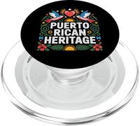 Design artistico popolare del patrimonio portoricano PopSockets PopGrip per MagSafe