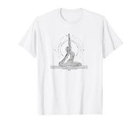 Design Artistico Yoga-Flow Minimal Line Maglietta