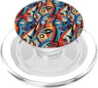 Design astratto, arte grafica colorata geometrica moderna PopSockets PopGrip per MagSafe