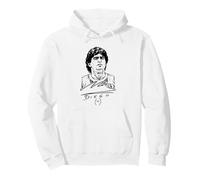 Design autografo retrò di Diego Maradona Felpa con Cappuccio