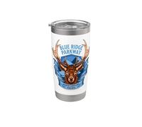 Design Blue Ridge Parkway NC e VA Bicchiere termico in acciaio inox doppia parete