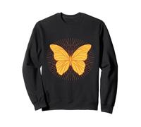 Design Boho Farfalla Gialla Felpa