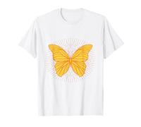 Design Boho Farfalla Gialla Maglietta